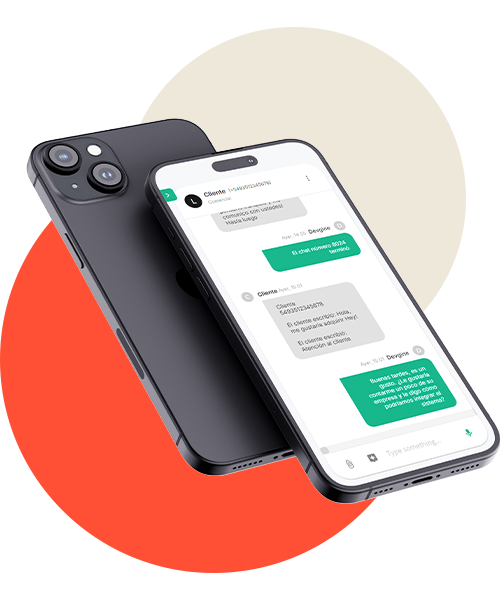 Mockup de hey en iphone